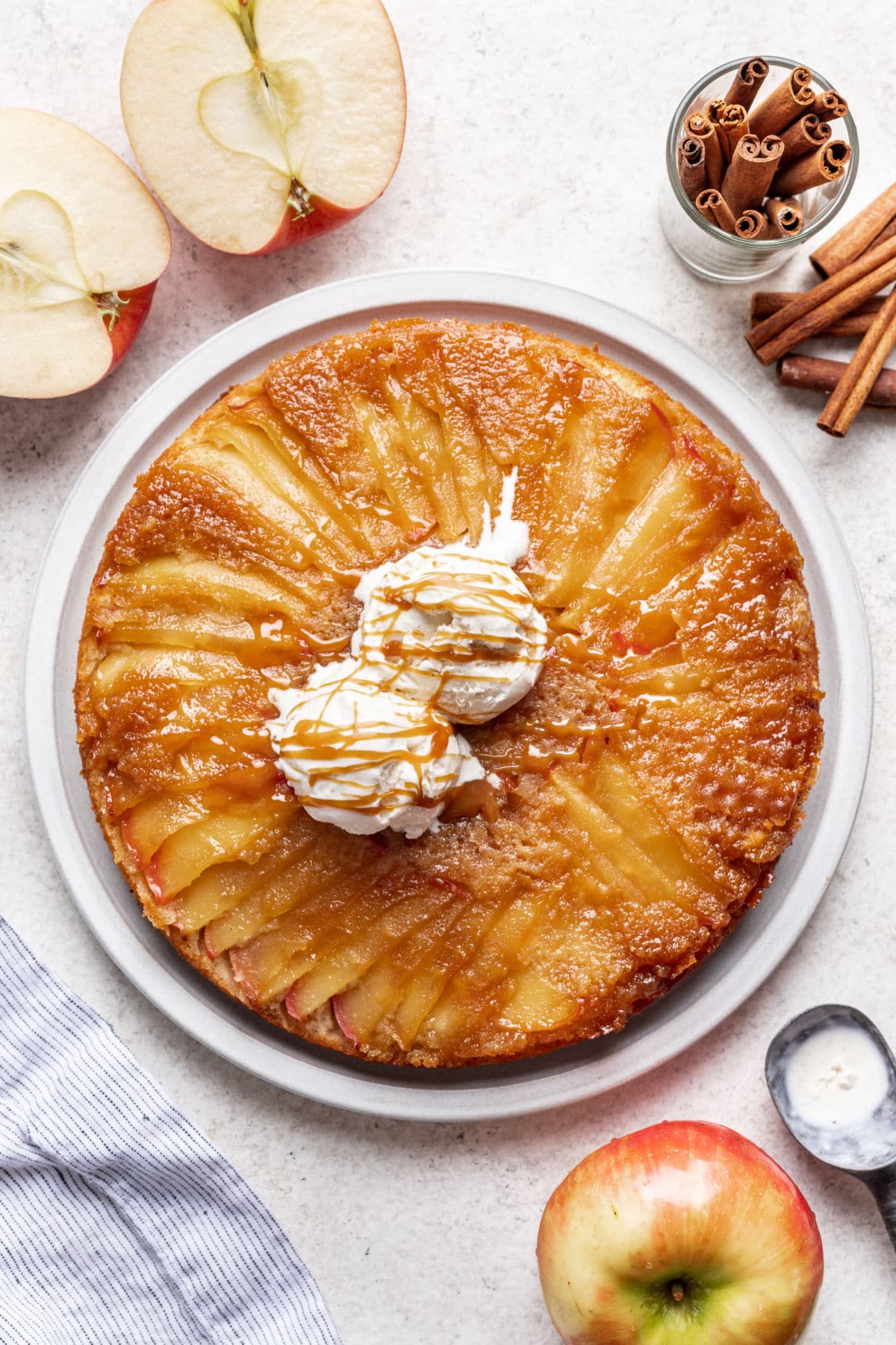 Apple Upside Down Cake – I Heart Eating