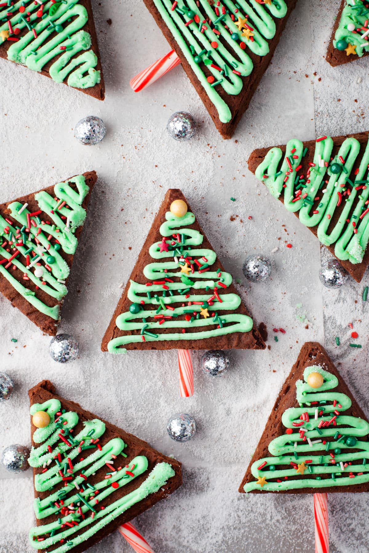 Christmas Tree Brownies – I Heart Eating