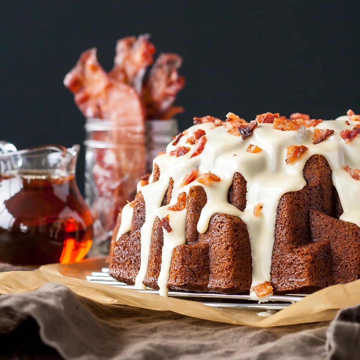 Banana Bacon Bundt Cake – Liv for Cake