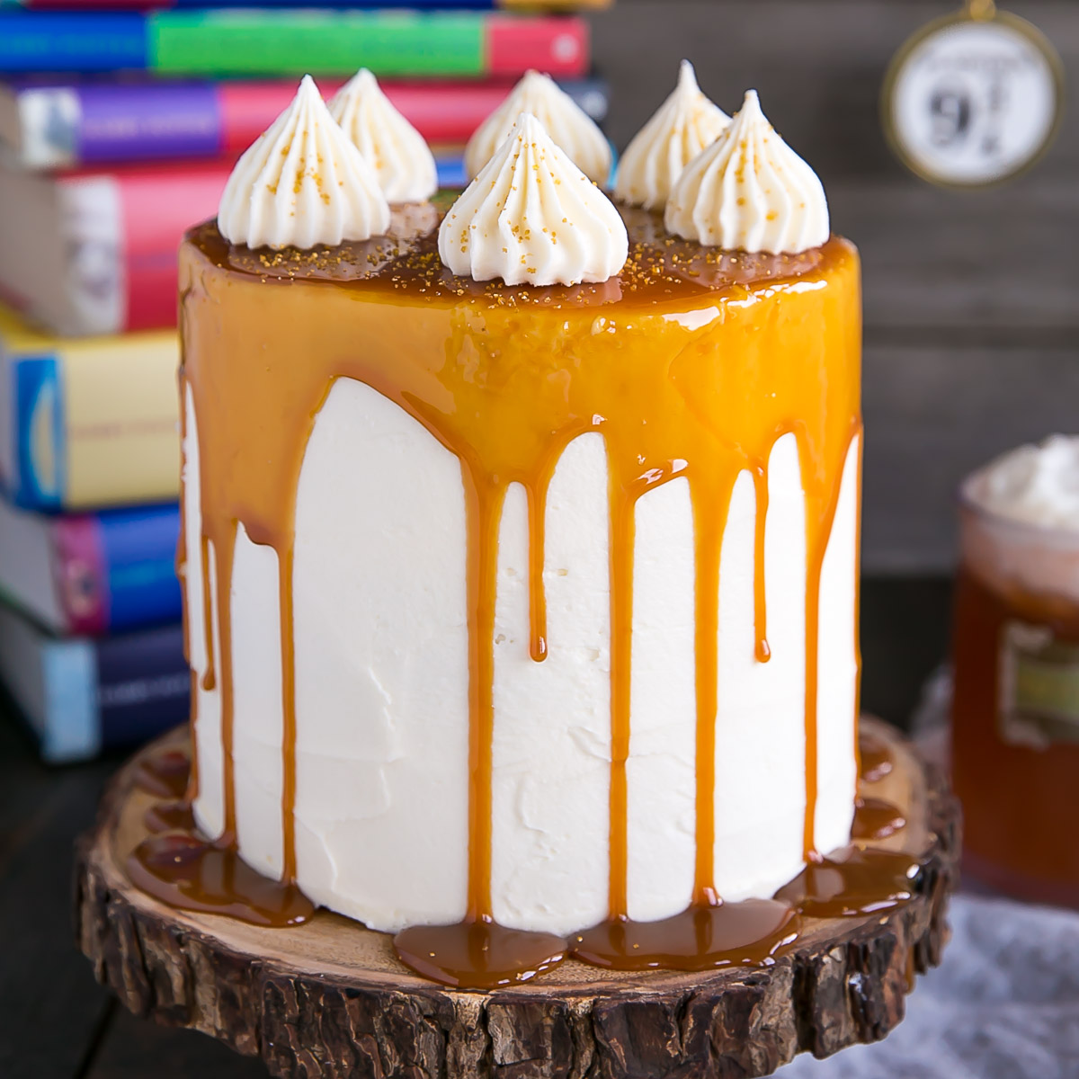 Butterbeer Cake (Harry Potter Cake)